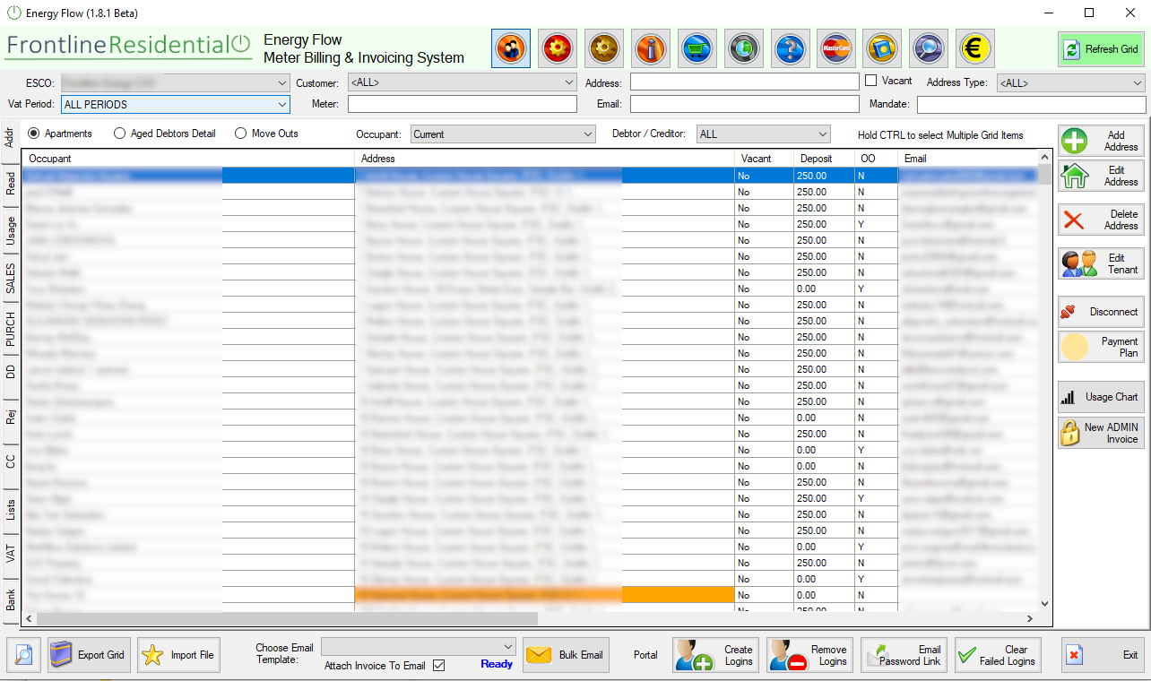Frontline Energy - Energy Meter Management and Billing
