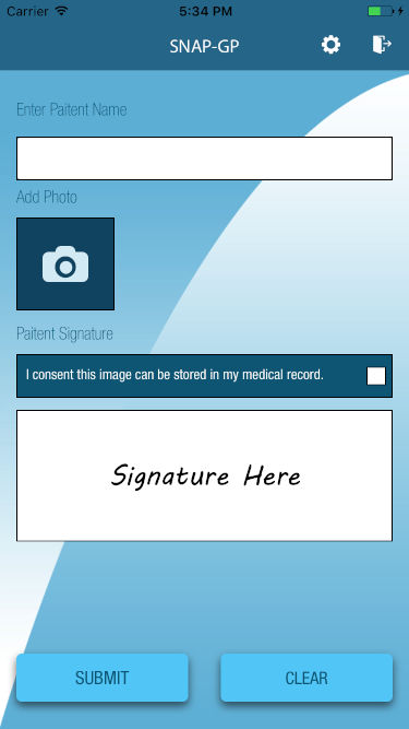 SnapGP - App Interface